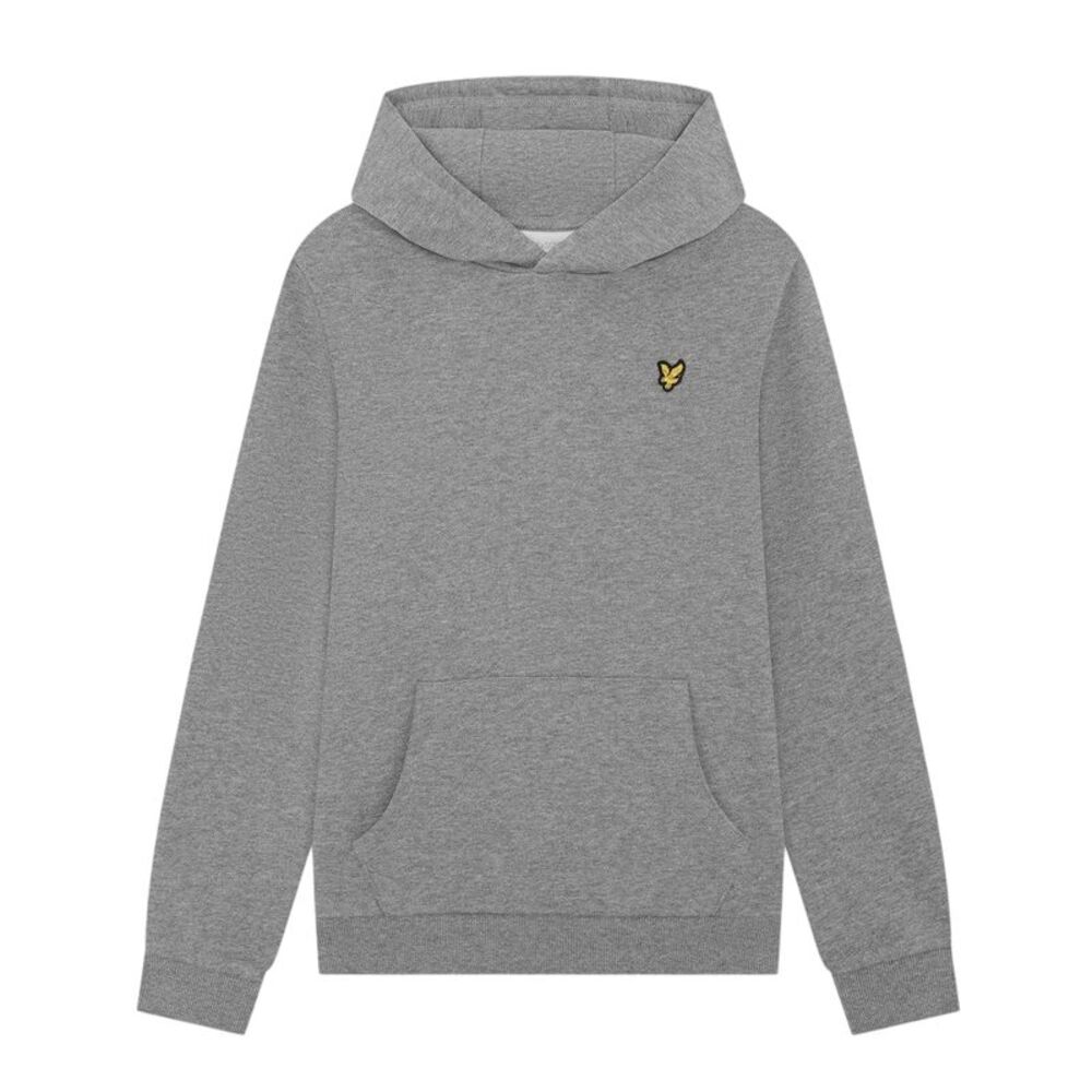 Lyle & Scott Childrens/Kids Cotton Overhead Hoodie / Gray